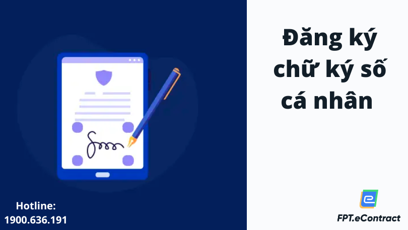 đăng ký chữ ký số cá nhân